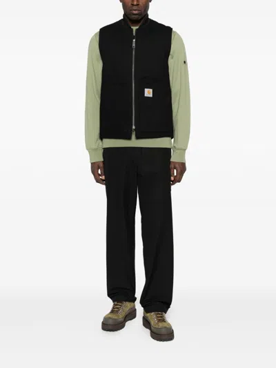 Carhartt Cotton Vest In Black