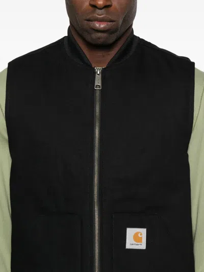 Carhartt Cotton Vest In Black