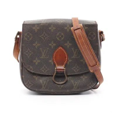 Pre-owned Louis Vuitton Brown Coated Canvas Shoulder Bag ()