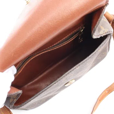 Pre-owned Louis Vuitton Brown Coated Canvas Shoulder Bag ()