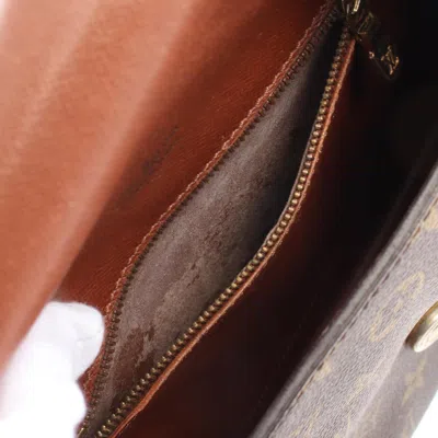 Pre-owned Louis Vuitton Brown Coated Canvas Shoulder Bag ()