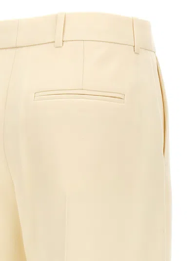 Tory Burch Cropped Pants White In Neutral