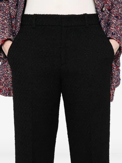 Gucci Women Cropped Trousers In Black