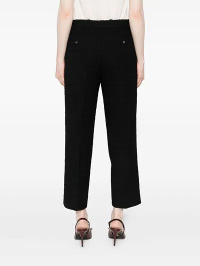 Gucci Women Cropped Trousers In Black