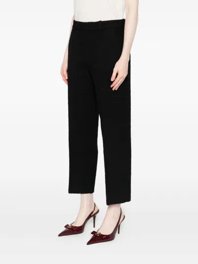 Gucci Women Cropped Trousers In Black