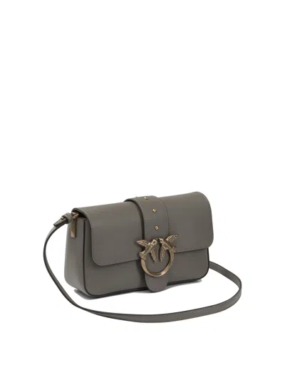 Pinko Crossbody Bags In Gray