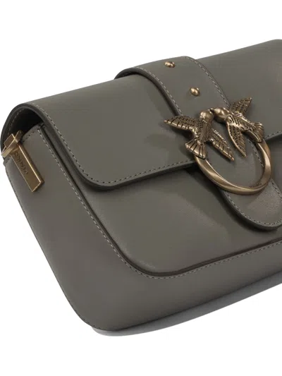 Pinko Crossbody Bags In Gray