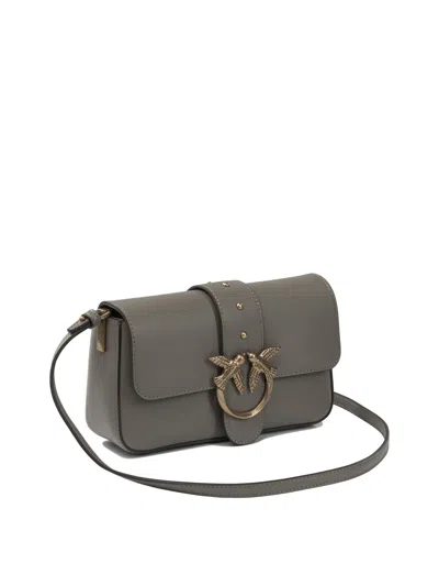 Pinko Crossbody Bags In Gray