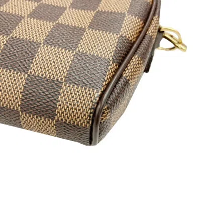 Pre-owned Louis Vuitton Brown Damier Canvas Ebene Damier Canvas Pochette Pouch Shoulder Bag ()