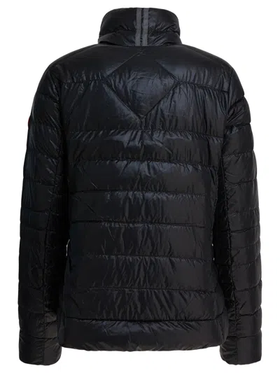 Canada Goose Quilted Long Sleeve High Collar Jacket In Black
