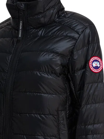 Canada Goose Quilted Long Sleeve High Collar Jacket In Black