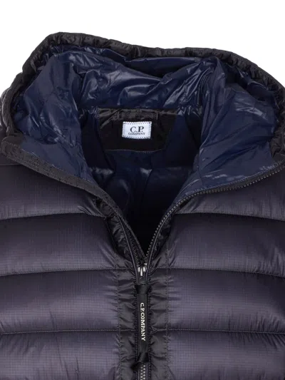 C.p. Company C.p.company Dd-shell Nylon Down Jacket In Black