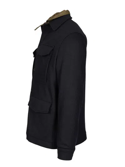 Valstar Demetry Field Jkt Con Detachable Jkt 80 Lana 20 Poliiestere Jackets Blue In Black