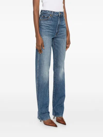 Khaite Denim Cotton Jeans In Blue
