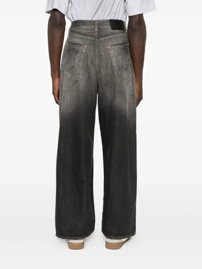 Acne Studios Distressed Effect Five-pocket Jeans In Gray