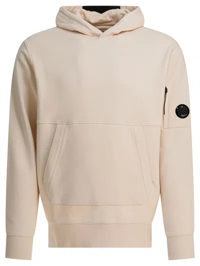 C.p. Company Diagonal Raised Sweatshirts Beige In Neutral