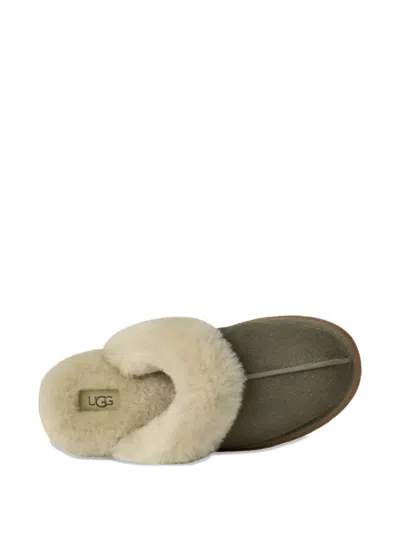 Ugg Autry Two-tone Leather Medalist Sneakers In Green