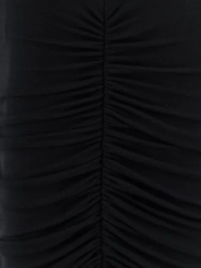 Isabel Marant Étoile Donna Stretch Fabric Long Dress In Black