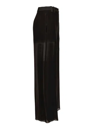 Stella Maxwell X Marella Double Trousers Black In Black