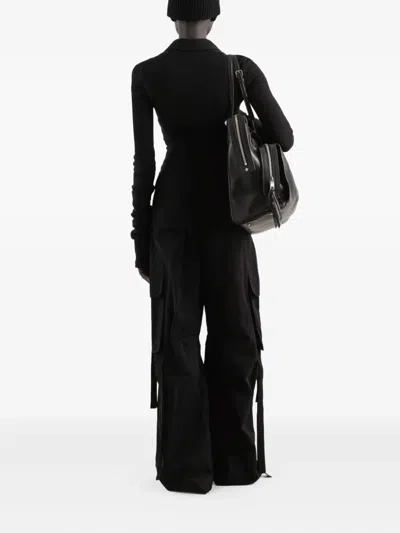 Dolce & Gabbana Double-breasted Jacket In Wool Cloth In Black