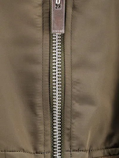 Sacai Wool And Twill Double-breasted Blazer In Blue