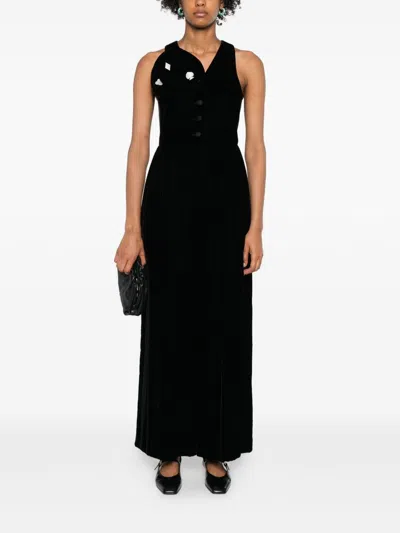 Emporio Armani Midi Dress In Black