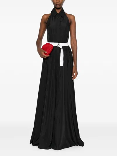 Norma Kamali Sleeveless Long Dress In Black
