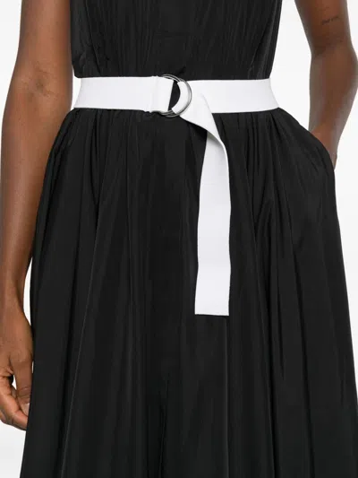 Norma Kamali Sleeveless Long Dress In Black