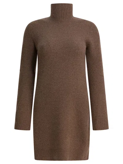 Max Mara Pure Edison Dresses Brown In Brown
