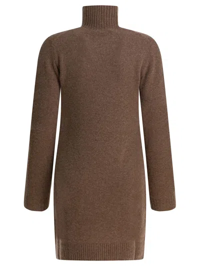 Max Mara Pure Edison Dresses Brown In Brown