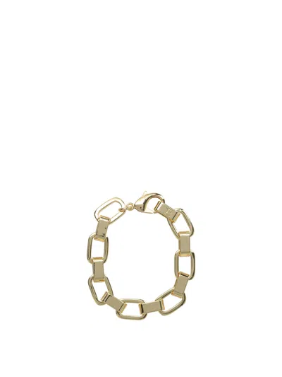 Federica Tosi Chunky Chain Link Bracelet Named Emily In Blue