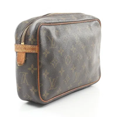 Pre-owned Louis Vuitton Brown Monogram Monogram Clutch Bag ()