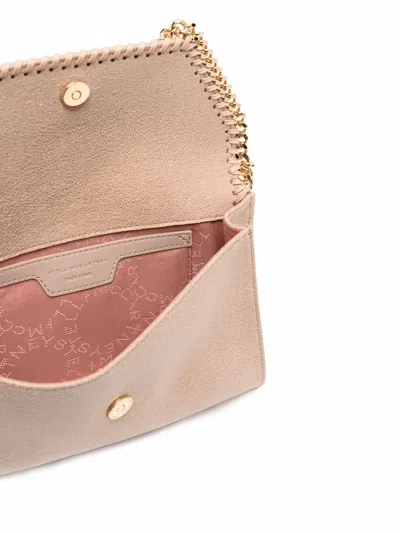 Stella Mccartney Falabella Wallet On Chain In Brown
