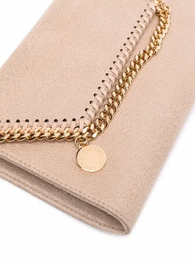 Stella Mccartney Falabella Wallet On Chain In Brown