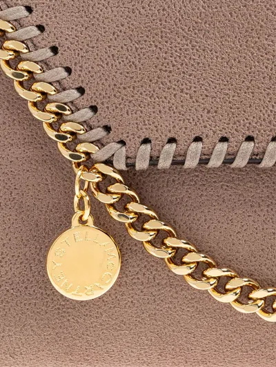 Stella Mccartney Falabella Wallet On Chain In Brown