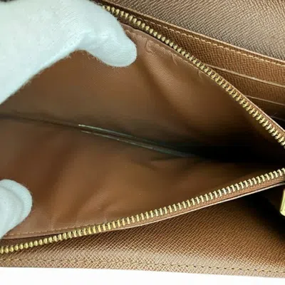 Pre-owned Louis Vuitton Brown Monogram Monogram Long Wallet (bi-fold) ()