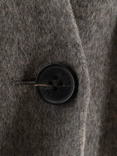 Paltò Filo Db Wool Coat In Brown
