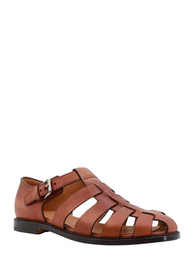 Church's Fisherman Leather Sandals In Brown
