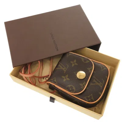 Pre-owned Louis Vuitton Brown Monogram Pochette Shoulder Bag ()