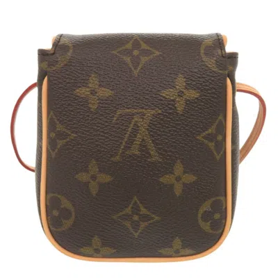 Pre-owned Louis Vuitton Brown Monogram Pochette Shoulder Bag ()