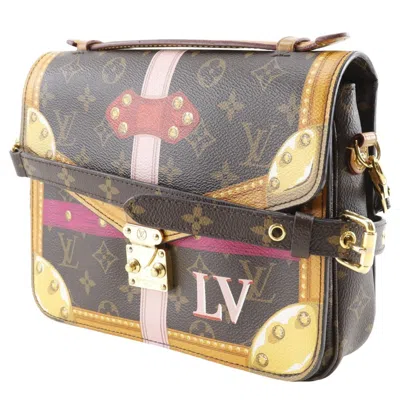 Pre-owned Louis Vuitton Brown Monogram Pochette Shoulder Bag ()