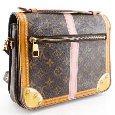Pre-owned Louis Vuitton Brown Monogram Pochette Shoulder Bag ()