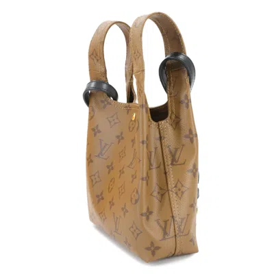 Pre-owned Louis Vuitton Brown Monogram Reverse Monogram Reverse Leather Handbag Shoulder Bag ()