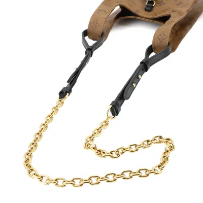 Pre-owned Louis Vuitton Brown Monogram Reverse Monogram Reverse Leather Handbag Shoulder Bag ()