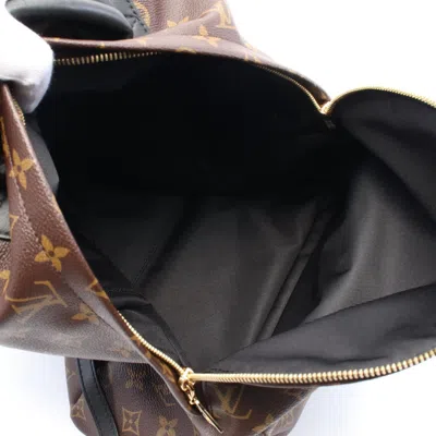 Pre-owned Louis Vuitton Brown Pvc Coated Canvas Leather Backpack ()