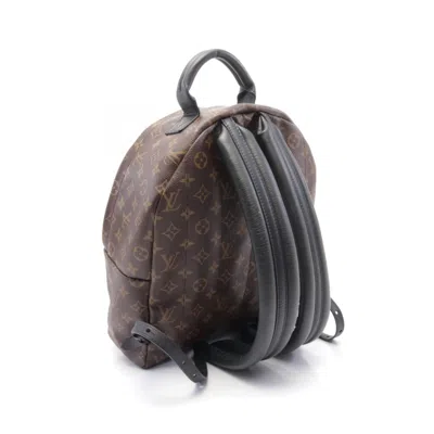 Pre-owned Louis Vuitton Brown Pvc Coated Canvas Leather Backpack ()