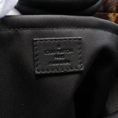 Pre-owned Louis Vuitton Brown Pvc Coated Canvas Leather Backpack ()