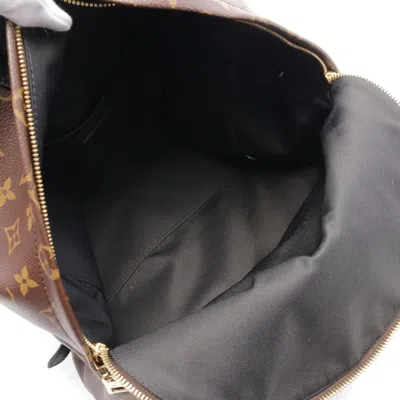 Pre-owned Louis Vuitton Brown Pvc Coated Canvas Leather Backpack ()