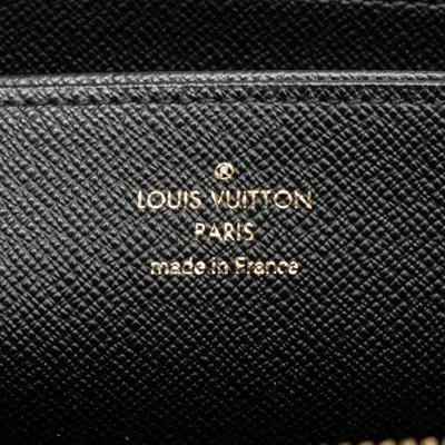 Pre-owned Louis Vuitton Brown Pvc Leather Long Wallet (bi-fold) ()