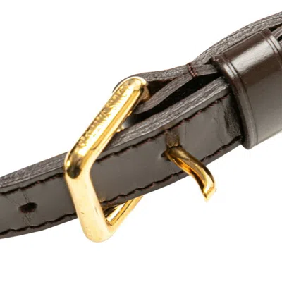 Pre-owned Louis Vuitton Brown Pvc Leather Shoulder Bag ()